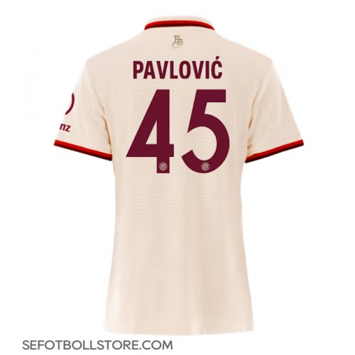 Bayern Munich Aleksandar Pavlovic #45 Replika Tredje Tröja Dam 2024-25 Kortärmad